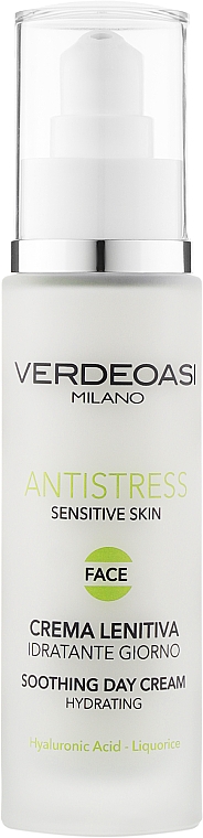 Feuchtigkeitsspendende und beruhigende Tagescreme für das Gesicht - Verdeoasi Antistress Soothing Day Cream — Bild N1