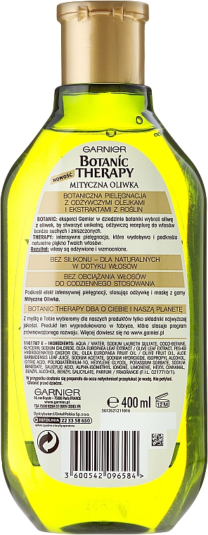 Shampoo - Garnier Botanic Therapy Olive — Bild N4