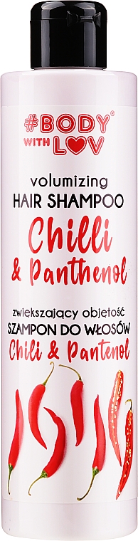 Volumengebendes Shampoo mit Chili-Extrakt - Body with Love Hair Shampoo Chilli & Panthenol — Bild N1