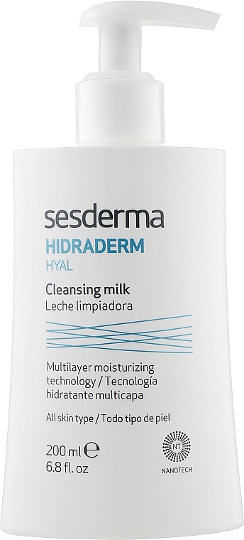 Gesichtsreinigungsmilch - SesDerma Laboratories Hidraderm Hyal Cleansing Milk Leche Limpiadora — Bild N1