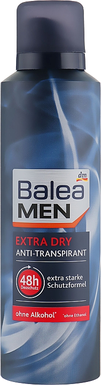 Extra Aerosol Antitranspirant Deodorant - Balea Men Extra Dry Anti-Transpirant — Bild N1
