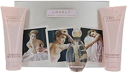 Düfte, Parfümerie und Kosmetik Sarah Jessica Parker Lovely - Duftset (Eau de Parfum 100ml + Körperlotion 200ml + Duschgel 200ml)