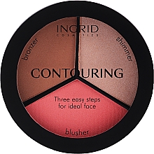 Gesichtskontur-Palette - Ingrid Cosmetics Ideal Face Foundation — Foto N2