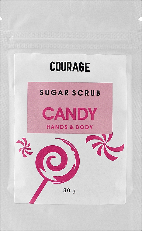 Zuckerpeeling für Hände und Körper Candy - Courage Candy Hands & Body Sugar Scrub (Probe) — Bild N1