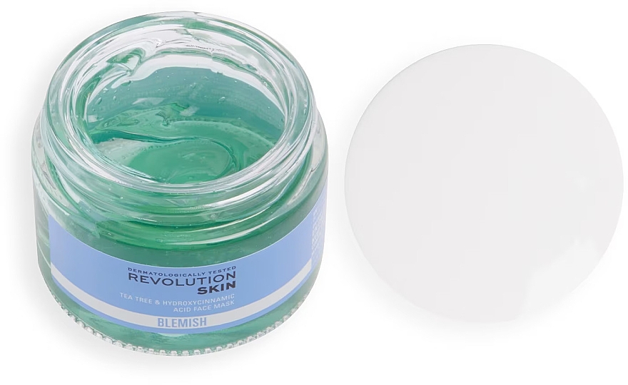 Gel-Gesichtsmaske - Revolution Skin Blemish Tea Tree & Hydroxycinnamic Acid Gel Mask — Bild N2