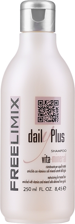 Mineralshampoo für behandeltes Haar mit Vitaminen und Mineralsalzen - Freelimix Daily Plus Vita Mineral Shampoo — Bild N1