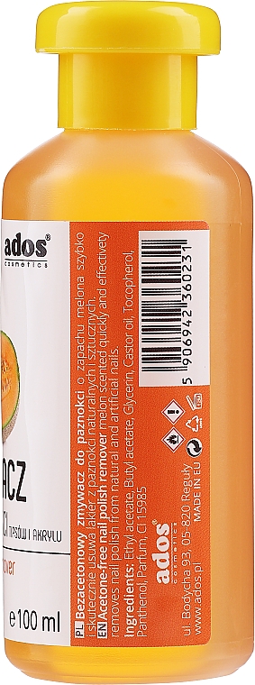 Nagellackentferner ohne Aceton Melone - Ados Nail Polish Remover — Bild N4
