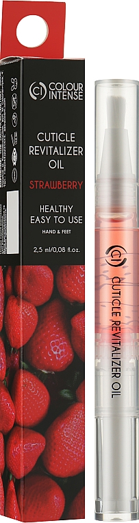 Reparierendes Nagelhautöl mit Erdbeere - Colour Intense Cuticle Revitalizer Oil Strawberry — Bild N1