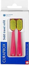 Ersatz-Zahnbürstenköpfe für Reisen CS 5460 rosa-hellgrün - Curaprox — Bild N1