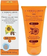 Düfte, Parfümerie und Kosmetik Sonnenschutzcreme für das Gesicht - L'Erbolario Face Sun Cream SPF 50