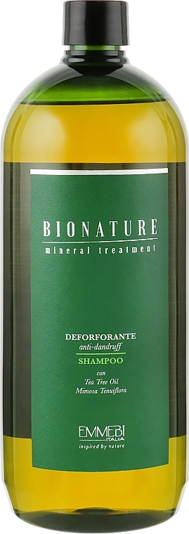 Anti-Schuppen Shampoo mit Teebaumöl - Emmebi Italia BioNatural Mineral Treatment Anti-Dandruff Shampoo — Bild N3