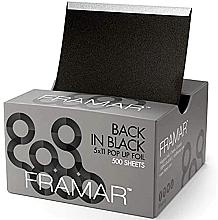 Düfte, Parfümerie und Kosmetik Folie in Blättern mit Prägung - Framar 5x11 Pop Up Foil Back In Black