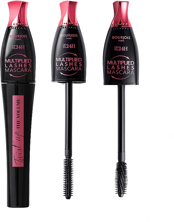 Volumen-Wimperntusche mit 2in1 Bürste - Bourjois Twist up the Volume Mascara 24HR — Bild N2