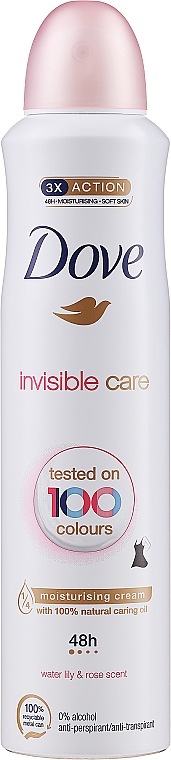 Deospray Antitranspirant - Dove Invisible Care Floral Touch Antiperspirant