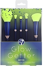 Make-up-Pinsel-Set 5 St. - W7 Glow Getter Neon Makeup Brush Set — Bild N2