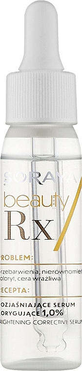 Aufhellendes und korrigierendes Gesichtsserum - Soraya Beauty Rx  — Bild N1