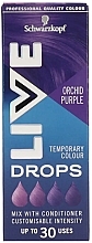 Düfte, Parfümerie und Kosmetik Haarfärbetropfen - Live Drops Orchid Purple Temporary Color