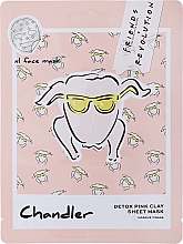 Düfte, Parfümerie und Kosmetik Detox-Tuchmaske für das Gesicht mit rosa Tonerde - Makeup Revolution Friends X Revolution Detox Pink Clay Sheet Mask Chandler