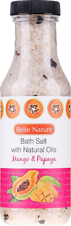 Badesalz mit Mango und Papaya - Belle Nature Bath Salt — Bild N1