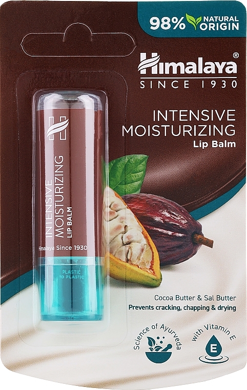 Feuchtigkeitsspendes Lippenbalsam mit Kakaobutter - Intensive Moisturizing Cocoa Butter Lip Balm