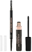 Profusion Cosmetics Good Brow Day Waterproof Brow Pen (Dark Brown) Set) - Augenbrauen-Set — Bild N1