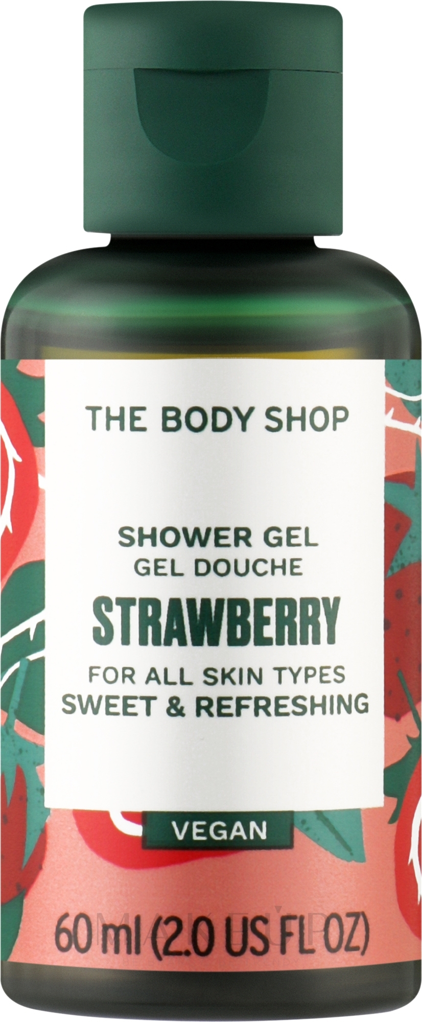 Duschgel - The Body Shop Strawberry Vegan Shower Gel (Mini)  — Bild 60 ml