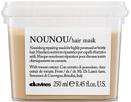Pflegende regenerierende und schützende Maske mit Tomatenextrakt für brüchiges, trockenes und behandeltes Haar - Davines Nounou Nourishing Reparing Mask — Bild N1