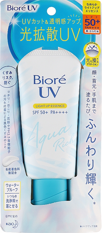 Sonnenessenz für das Gesicht - Biore UV Aqua Rich SPF50+ — Bild N1