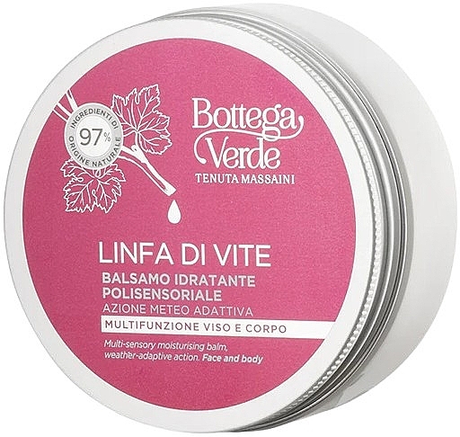 Feuchtigkeitsbalsam für Gesicht und Körper - Bottega Verde Linfa Di Vite Face&Body Super Moisturising Balm — Bild N1