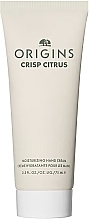 Düfte, Parfümerie und Kosmetik Feuchtigkeitsspendende Handcreme mit Zitrusfrüchten - Origins Crisp Citrus Moisturizing Hand Cream 