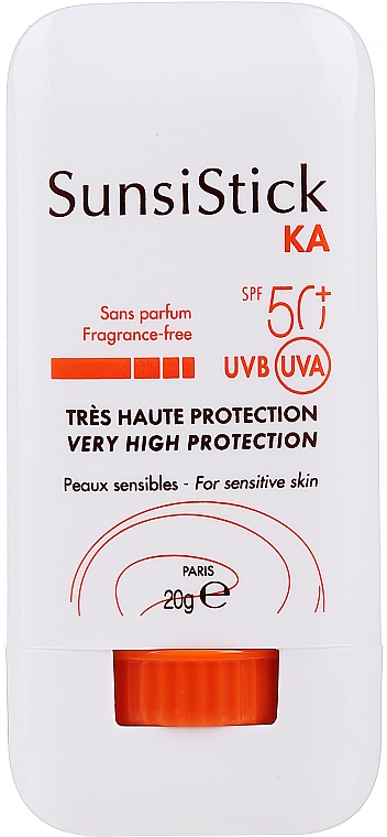 Sonnenschutzstick für empfindliche lokalisierte Körper- und Gesichtsbereiche SPF 50+ - Avene SunsiStick KA SPF 50+ — Bild N1