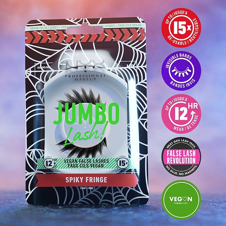 Künstliche Wimpern - NYX Professional Makeup Halloween Jumbo Lash! Spiky Fringe — Bild N7