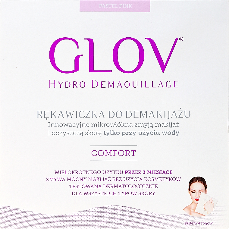 Wiederverwendbarer Abschminkhandschuh für Gesicht - Glov Comfort Hydro Cleanser Coy Rosie — Bild N2