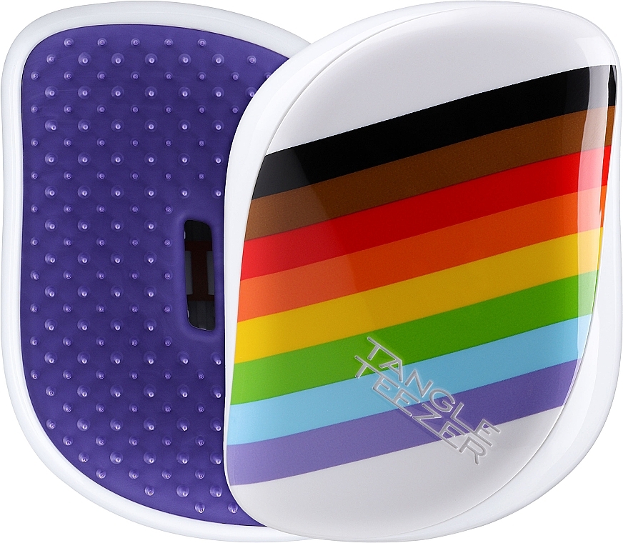 Kompakte Haarbürste - Tangle Teezer Compact Styler Pride Rainbow — Bild N1