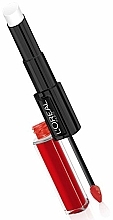Düfte, Parfümerie und Kosmetik 2in1 Lippenglanz-Base - L'Oreal Paris Rouge a Levres Infaillible Duo