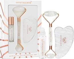 Düfte, Parfümerie und Kosmetik Gesichtsmassage-Set - Crystallove Quartz Beauty Set Clear