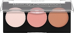 Konturpalette für das Gesicht - Quiz Cosmetics Beauty Obsession Palette Contouring — Bild N1