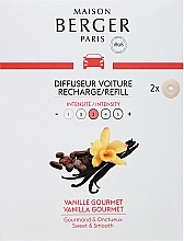 Düfte, Parfümerie und Kosmetik Maison Berger Vanille Gourmet - Auto-Lufterfrischer-Set (Keramikrefills 2 St.)