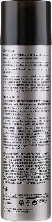 Gesichtspflegeset - Mary Kay MKMen (Gesichtswaschgel 133ml + Gesichtscreme 88ml + After Shave Gel 73ml + Augencreme 18g + Rasierschaum 187ml) — Bild N6