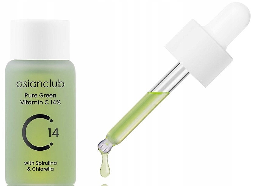 GESCHENK! Gesichtsserum mit Vitamin C - Asianclub Pure Green Vitamin C 14% — Bild N2