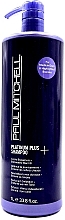 Intensiv tonisierendes Shampoo für blondes Haar - Paul Mitchell Platinum Plus+ Shampoo Medium/Dark & Highlighted Blondes  — Bild N2