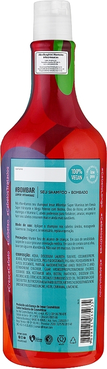 Sulfatfreies Shampoo mit Vitamin C für das Haarwachstum - Inoar Bombar Shampoo — Bild N2