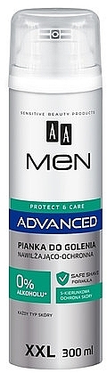 Rasierschaum - AA Men Advanced Care — Bild N1