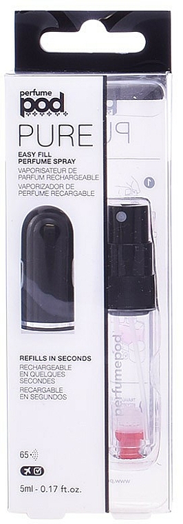Nachfüllbarer Parfümzerstäuber schwarz - Travalo Perfume Pod Pure Essentials Black — Bild N1