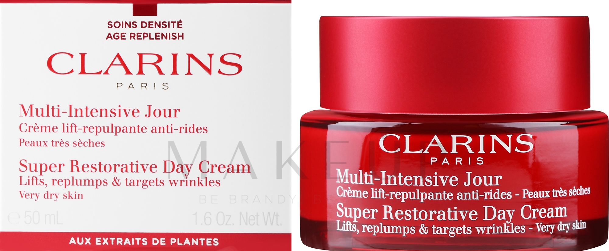 Creme für sehr trockene Haut 50+ - Clarins Multi-Intensive Jour Super Restorative Day Cream — Bild 50 ml