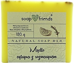 Natürliche Körperseife mit Zitrone und Rosmarin - Soap&Friends  — Bild N1