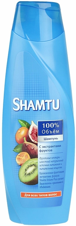 Shampoo für mehr Volumen mit Fruchtextrakt - Shamtu Volume Plus Shampoo — Bild N3