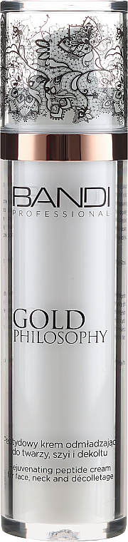 Verjüngende Creme mit Peptiden für Gesicht, Hals und Dekolleté - Bandi Professional Gold Philosophy Rejuvenating Peptide Cream — Bild N2