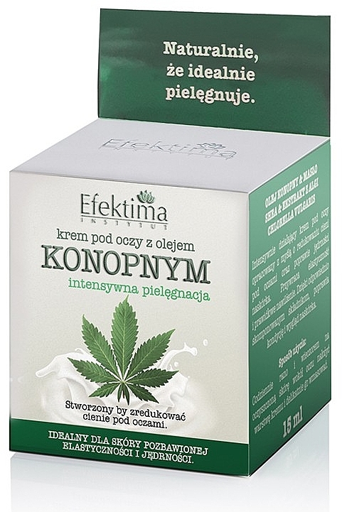 Creme mit Hanföl für die Haut um die Augen - Efektima Instytut Hemp Oil Eye Cream  — Bild N1