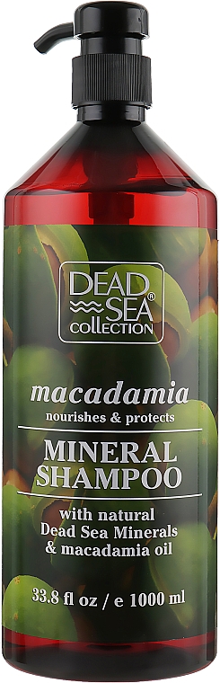 Shampoo mit Mineralien aus dem Toten Meer und Macadamiaöl - Dead Sea Collection Macadamia Mineral Shampoo Nourishes & Protect — Bild N1